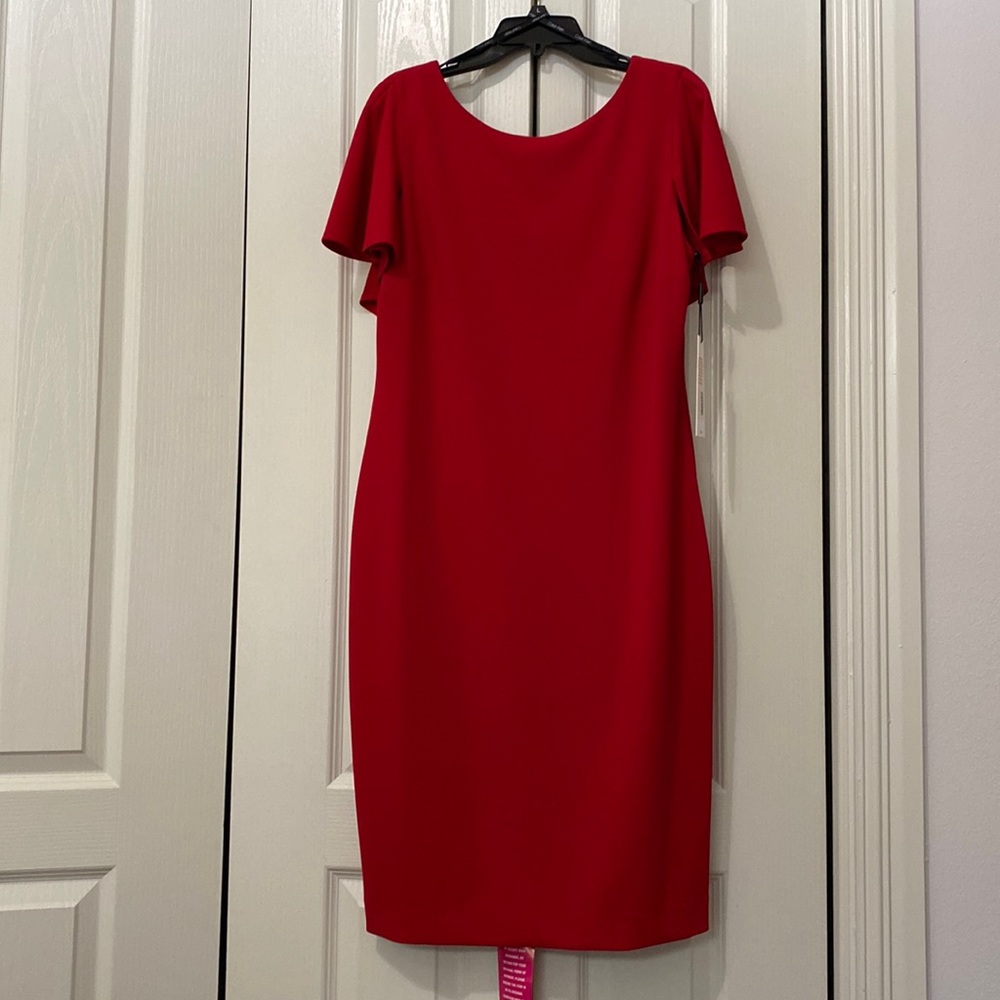 Calvin Klein red dress